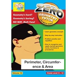 Zero The Math Hero - Perimeter, Circumference & Area