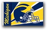 University of Michigan Wolverines Large House Flag