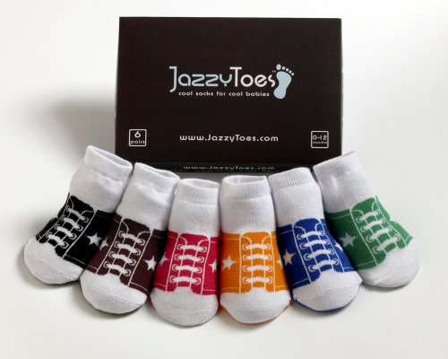 External hard drive:Jazzy Toes (Boys Sneakers 0-12 months)