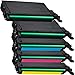 1 Pack + 1 Black of Total 5 Inktoneram® Replacement toner cartridges for Samsung CLP-620 Toner Cartridges CLT-K508L CLT-C508L CLT-M508L CLT-Y508L replacement for Samsung CLP620 Combo Set CLX-6220FX CLX-6250FX CLP-670ND CLP-670N CLP-620ND