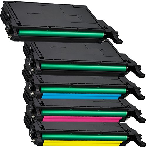 1 Pack + 1 Black of Total 5 Inktoneram® Replacement toner cartridges for Samsung CLP-620 Toner Cartridges CLT-K508L CLT-C508L CLT-M508L CLT-Y508L replacement for Samsung CLP620 Combo Set CLX-6220FX CLX-6250FX CLP-670ND CLP-670N CLP-620ND