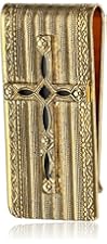 The Vatican Library Collection Gold-Tone and Onyx Colored Cross Money Clip
