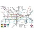 HUGE LAMINATED London Underground Tube Map Poster