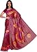 Bollywood Sari Kleid Multicolor Rot Gelb CA121