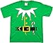 Ann Arbor T-shirt Co. Santa's Elf Costume | Jumbo Print Novelty Christmas Holiday Humor Youth T-Shirt-Youth,S Green