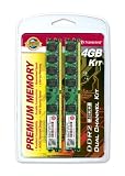 Transcend JM4GDDR2-8K Transcend JetRam 4 GB Kit (2x2GB) DDR2 800 DIMM CL 5