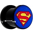 1/2" Licensed Superman Saddle Plug