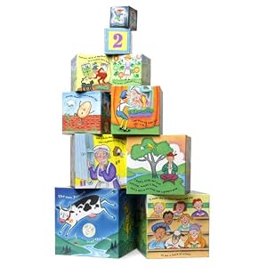 Nursery Friends Tot Tower Nesting Blocks by eeBoo