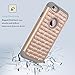 iPhone 6S Case,EC™ [Shockproof] Apple iPhone 6S Case, Heavy Duty Dual Layer Hybrid Stud Rhinestone Bling Protection Cover Case for Apple iPhone 6S / 6 (A Rose Gold+Grey)