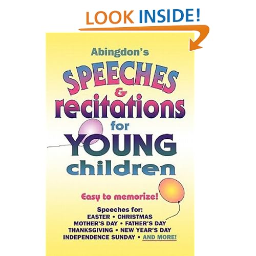 Abingdon's Speeches &Recitations for Young Children