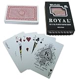 Set of 3 One Red Deck- Royal Plastic Playing Cards w/Cross Pattern