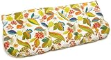 Brentwood Outdoor 20 by 43-Inch Wicker Settee Cushion, Skyworks Multi