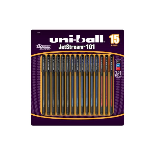 Uni-Ball Jetstream 101 - Assorted Colors - 15 ct.