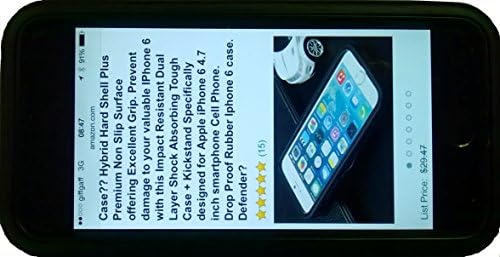 Iphone 6 4.7 Dual Layer Tough Armor Case By Toughcase Technologies Better Value Than a Spigen or Otter Box or Case - You Decide. Feel and See the Quality of This Case You Will Luvvitt Scary Halloween Price Best Christmas Gift