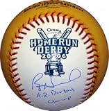 Ryan Howard Autographed/Hand Signed 2006 Gold Home Run Derby Bonus Baseball Inscribed H.R. Derby Cha