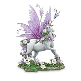 Glimmering Moon: Glow-In-The-Dark Unicorn Figurine by The Hamilton Collection