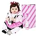 Aori Realistic Reborn Doll 22 Inch Lifelike Handmade Soft Body Toy Weighted Reborn Baby Girl with Panda Set