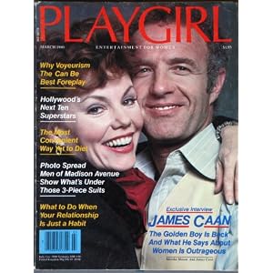 PLAYGIRL, THE MAGAZINE. March 1980 James Caan on the cover! by Lambert