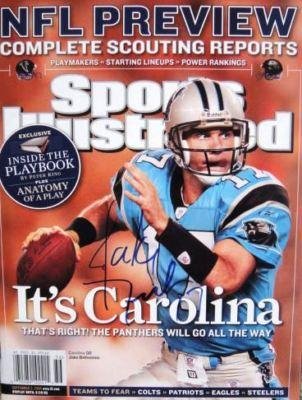 Jake Delhomme Signed NL Sports Illustrated Magazine COA - Autographed NFL Magazines