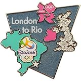 2012 Olympics London to Rio Bridge Lapel Bridge Pin Olympic Games 2016