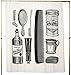 Izola 701 Apothecary Canvas Shower Curtain