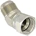 EATON Aeroquip 2070-16-16S 45 Degree Swivel Nut Elbow, JIC 37° End Types, Carbon Steel, 1 JIC(f) x 1 JIC(m) End Size, 1" Tube OD