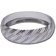 Rodium Plated Bracelets Costume Jewelry from India Unique Gift for Her 2.3 inches
