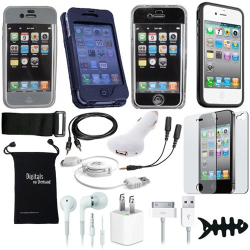 Photo DigitalsOnDemand 15-Item Accessory Bundle for Apple iPhone 4 4G 16GB 32GB