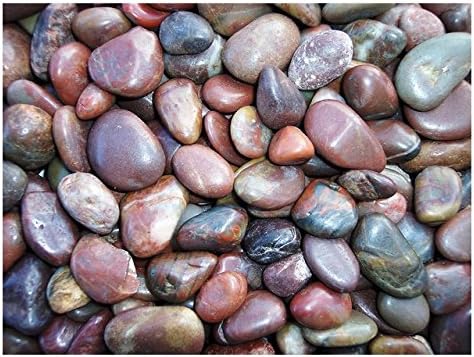 Exotic Pebbles and Aggregates 20 Lb Polished Red Pebble