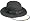 Black (Polyester/Cotton) Boonie Hat