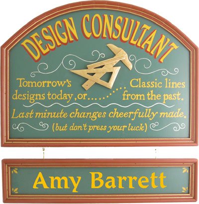 Personalized Wood Sign - DESIGN CONSULTANT