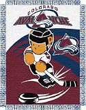 NHL Colorado Avalanche 36-Inch-by-46-Inch Woven Jacquard Baby Throw