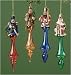 Pack of 8 Merry Little Christmas Colorful Nutcracker Finial Ornaments