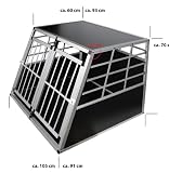Doppel Alubox Hundebox Transportbox Hundetransportbox VERSAND KOSTENLOS