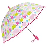 Little Kid's Polka Dotted Rain Umbrella