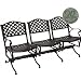 Windham Castings Meridian Spring Triple Settee Frame Only, Tuscan