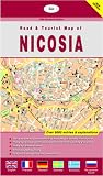 Nicosia: Town and District (Cyprus Road & Tourist Maps)