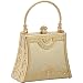 Coloriffics Handbags Small Silver Frame with Rhinestone