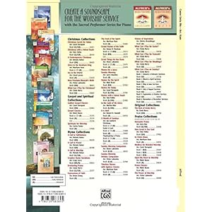 Come Unto Me: 10 Comforting Solo Piano Arrangements for Worship (Alfred's Sacred Performer Collections)