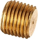 Lead Free Pipe Fitting, Countersink Plug, NPT Male X Female