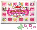 kids and infants educational toys item: Melissa & Doug Alphabet Cube Bead Set