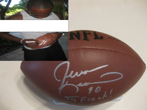 JAVON KEARSE TENNESSEE TITANS,FLORDIA GATORS,EAGLES,SIGNED AUTOGRAPHED,NFL FOOTBALL COA WITH PROOF