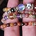 6mm Natural Colorful Crystal Quartz Beads Buddhist Prayer Mala Necklace Bracelet