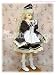 (ミルキーアンジェ) milky ange アンティーク シスター メイド ブランディ ショコラ ミニ メイド服 SD DD オビツ 60cm BJD用ドレス sale_s-3