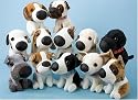 THE DOG - ARTIST COLLECTION 12 X 9" SOFT TOY GIFT PACK