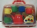 Peterkin Tea Set in Carry case (Primary Colours)