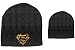 Search : Superman DC Comics Movie TV Show Beanie - Black Flames Logo Skull Cap Hat