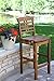 Outdoor Interiors 10030 Eucalyptus Hi Back Bar Chair