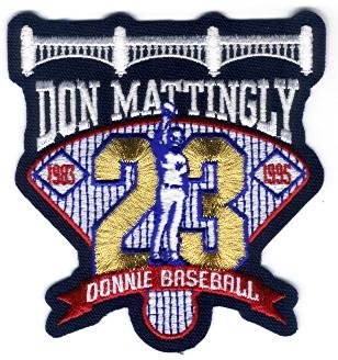 Don Mattingly Retirement Patch - New York Yankees