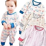 (ハニーブロッサム) HONEY BLOSSOM スナップ 全開 寝冷え も 防止 【 ベビー 可愛い 総柄 カバーオール 】 おしゃれ 長袖 ロンパース 裾 リブ 前開き ルームウェア パジャマ つ